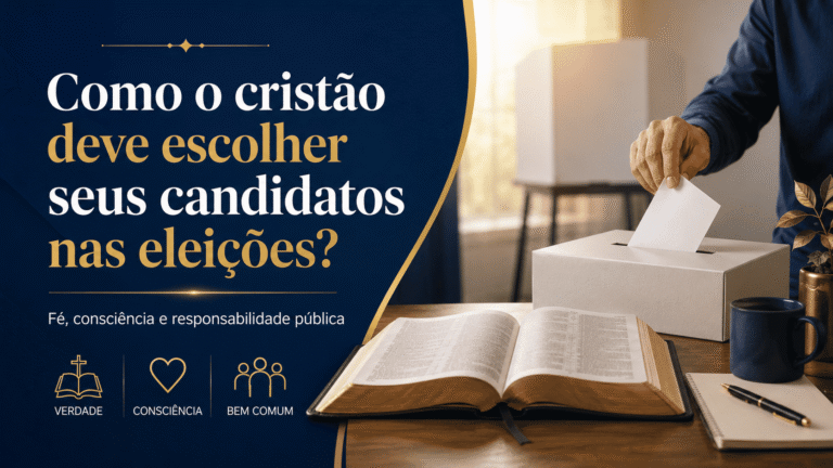 Como o cristão deve escolher seus candidatos nas eleições?