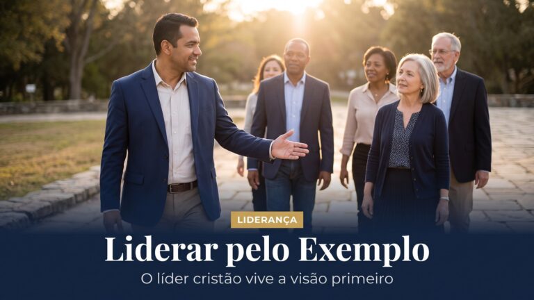 Liderar pelo exemplo: o líder cristão vive a visão primeiro